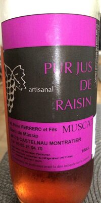 Pur jus de raisin