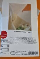 Sandwich Wrap Poulet