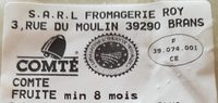 Comté fruité