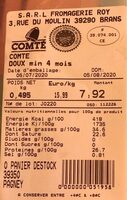 Comté Doux min 4 mois