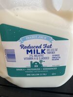 Reduced fat milk