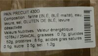 Pain précuit