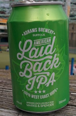 American Laid Back IPA by Adnams Brewery