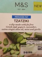 Reduced fat Tzatziki