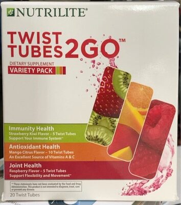 Twist tubes 2 go by Nutrilite