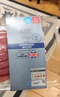 6 unsmoked bacon rashers