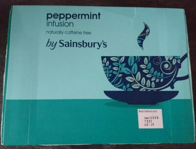 Peppermint infusion naturally caffeine free by Sainsbury's by Sainsbury's