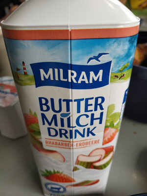 Buttermilch Drink Rhabarber-Erdbeer by Mileram