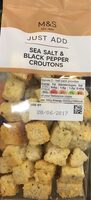 Sea Salt & Black Pepper Croutons