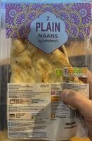 2 Plain Naans