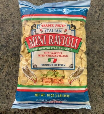 Mini ravioli by Trader Joe's