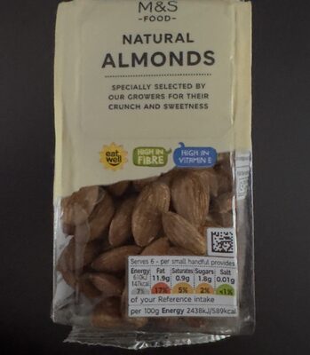 Natural Almonds by M&S Eat Well
