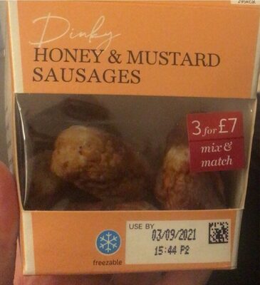 Dinkey Honey & Mustard Sausages by M&S Food