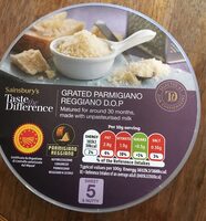 Grated parmigiano reggiano