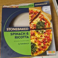 Stonebaked Spinach & Ricotta Hand Stretched Pizza