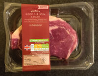 Beef sirloin steak