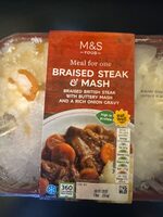Braised steak and mash