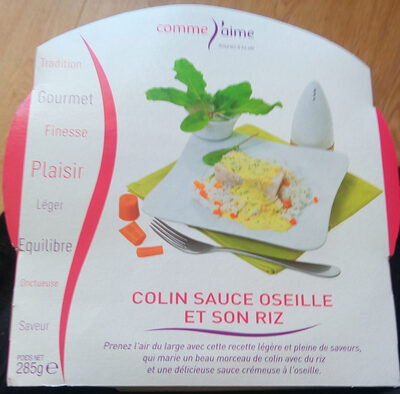 Colin sauce oseille et son riz by comme j'aime