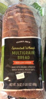 Sprouted Wheat Multigrain Bread by Trader Joe's