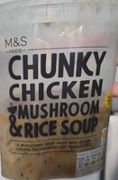 Chicken, Mushroom & Rice Soup
