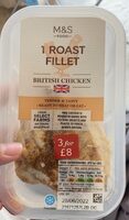 Roast chicken fillet