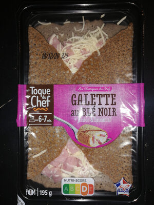 Galette au blé noir jambon emmental by Toque du Chef