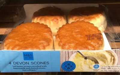 4 Devon Scones