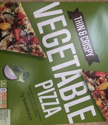 Vegetable pizza by Sainsbury's