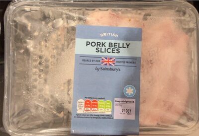 Pork Belly Slices by Sainsbury's