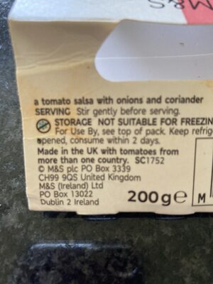 Tomato Salsa by Marks & Spencer