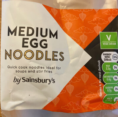 Medium Egg Noodles by Sainsbury's
