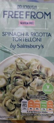 Spinaci & ricotta tortelloni by sainsbury's by Sainsbury's