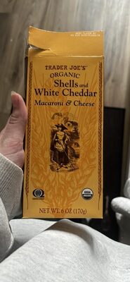 Organic Shells and White Cheddar Macaroni & Cheese by Trader Joe's
