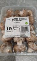Baby button Chestnut mushrooms