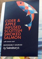 Cider & Apple infused scotish smoked salmon
