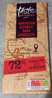 Dominican dark chocolate by Sainsbury's