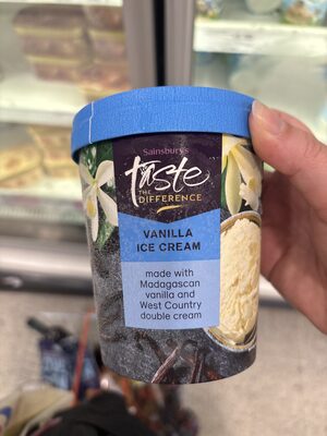 Taste the Difference vanilla ice cream by Taste the Difference