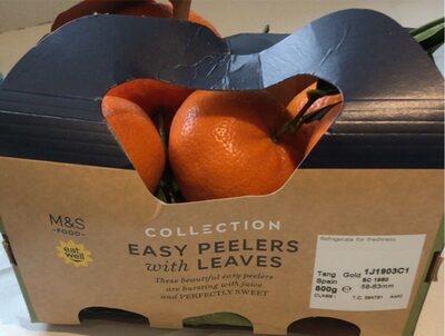 Easy Peelers with leaves by Marks & Spencer