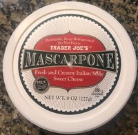 Mascarpone Fresh and Creamy Italian Style Sweet Cheese