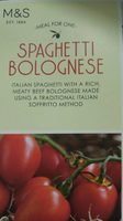 Spaghetti bolognese