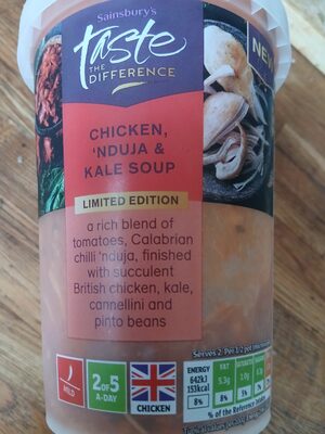 Chicken, 'Nduja & Kale Soup by Sainsbury's taste the difference