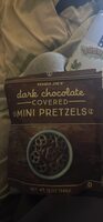 Dark chocolate covered mini pretzels