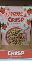 Strawberry and White Chocolate Crisp