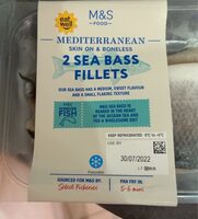 Mediterranean Sea bass fillets