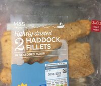 Lightly dusted haddock