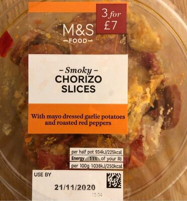 Smoky Chorizo Slices by Marks & Spencer