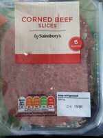 Corned beef slices
