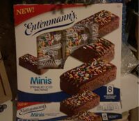 Minis Sprinkled iced brownie