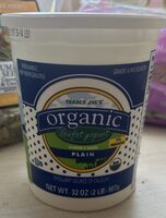 Organic lowfat plain yogurt