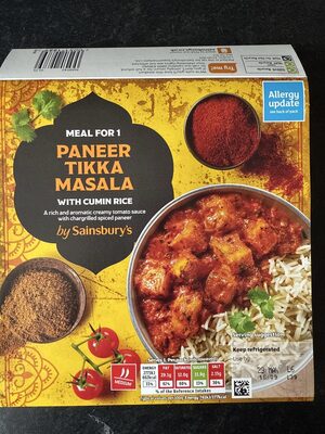 Paneer Tikka Masala by Sainsbury's